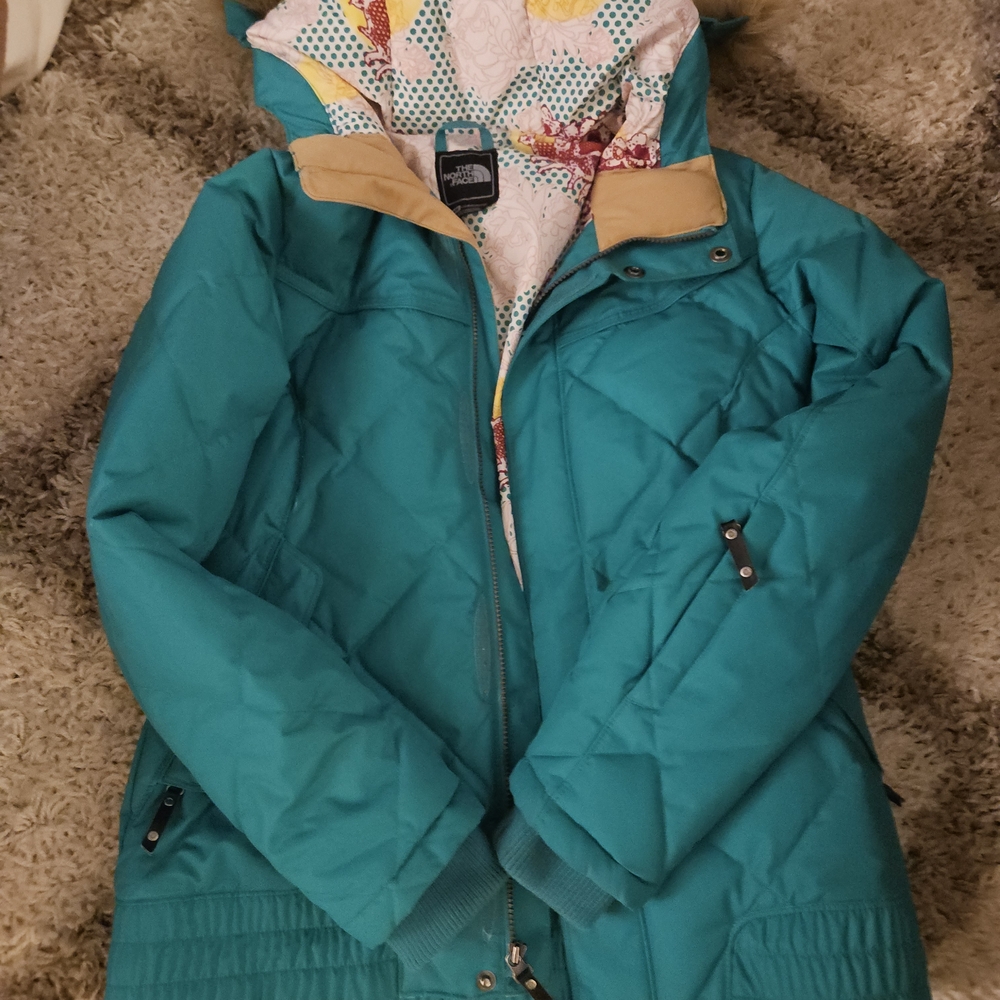 The North Face Turquoise Ski Jacket